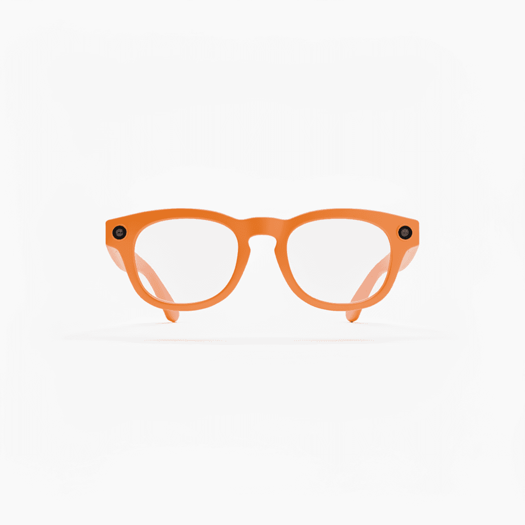 Sunset Orange Shiro glasses